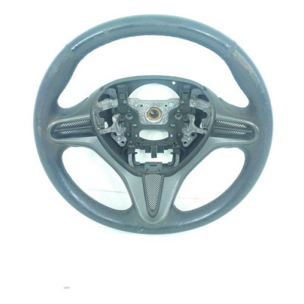 Volante Direção Honda New Civic 2008 1.8 Mecânico Detalhe Preto E Cinza Escuro
