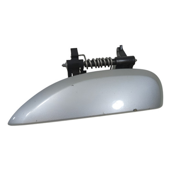 Maçaneta Externa Dianteira Esquerda Renault Sandero 2014 Prata