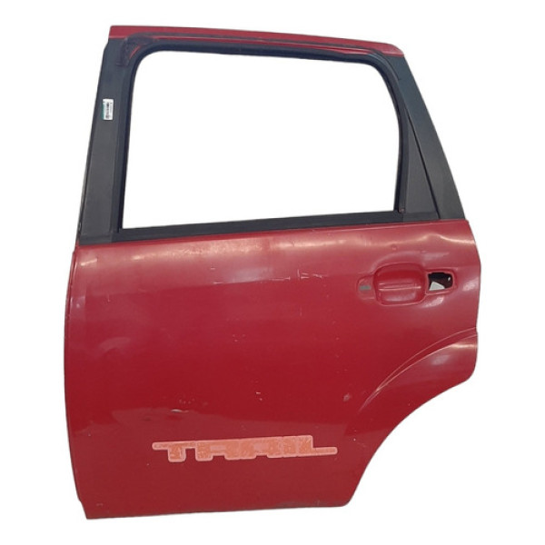 Porta Traseira Esquerda Ford Fiesta 2008 Original  Traseira Esquerdo Vermelho