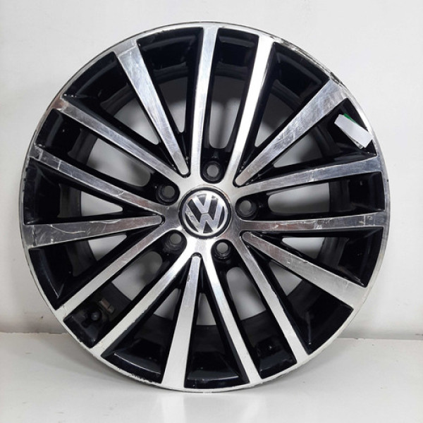 Roda Avulsa Aro 17 Vw Jetta Tsi 2012 Original C/detalhe Preto/prata