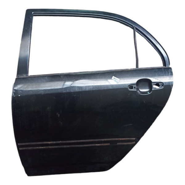 Porta Traseira Esquerda Toyota Corolla 2003/2008 C/detalhe Traseira Esquerda Cinza-escuro