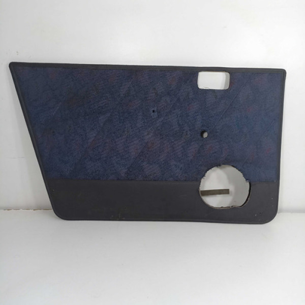 Forro De Porta Dianteiro Esquerdo Fiat Uno Fire Mille 4p Azul