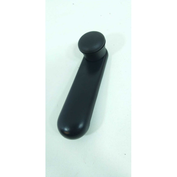 Manivela Do Vidro Porta Fiat Palio 2010 De Plástico  Preto