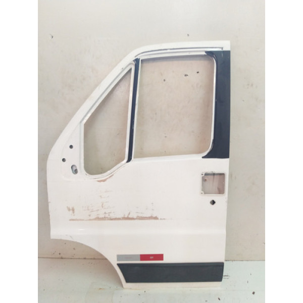 Porta Dianteira Esquerda Fiat Ducato 2006 Ate 2017 Dianteira Esquerdo Branca