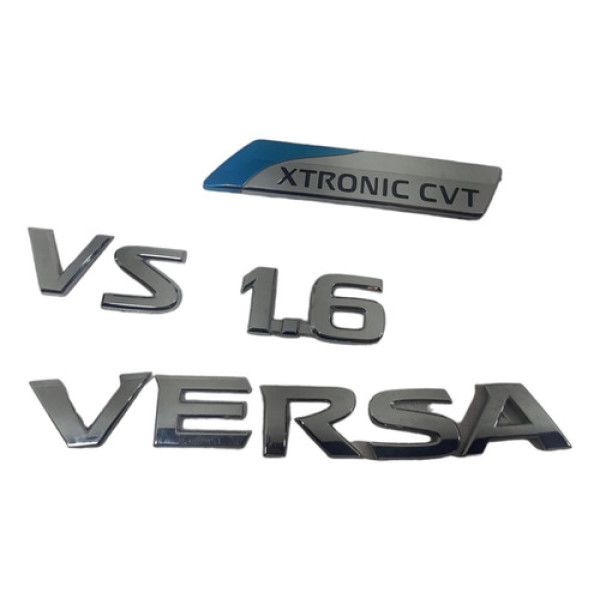 Jogo De Emblema Traseiro Nissan Versa 2016/2020 Original