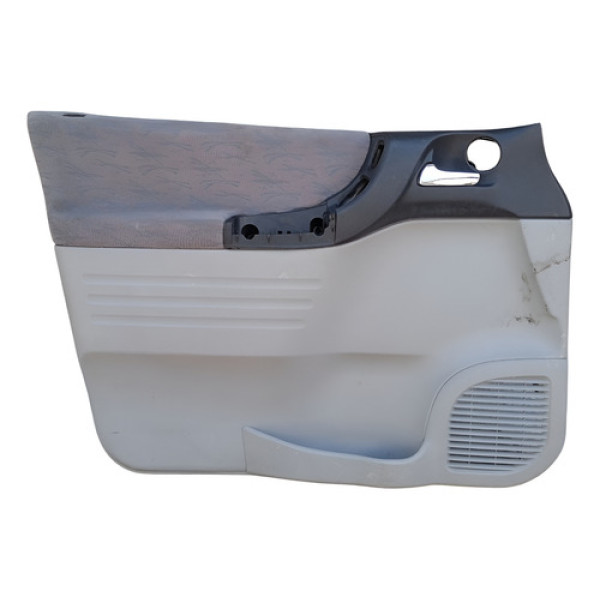 Forro Porta Dianteiro Esquerdo Gm Chevrolet Zafira 02 A 06 Cinza Claro