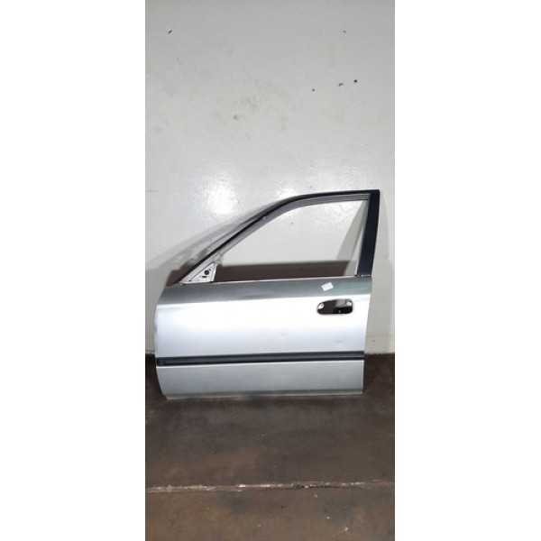 Porta Dianteira Esquerda Honda Civic 1998 C/detalhe Dianteira Esquerdo Prata/preto