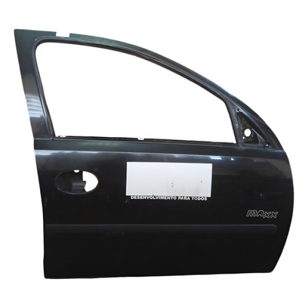 Porta Dianteira Direita Chevrolet Corsa Sedan Maxx 2007 Dianteira Direito Preta