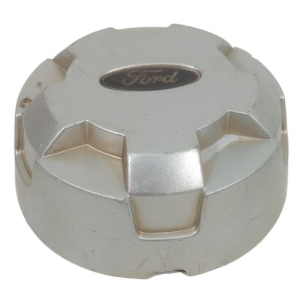Calota Central Da Roda 5 Furos Ford Ranger Xl 2003/2011 Cinza