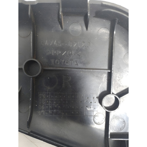 Tampa Interna Traseira Direita Toyota Corolla2008 647450212 Preto