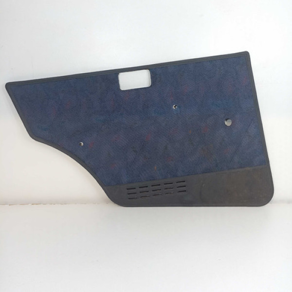 Forro De Porta Traseiro Esquerdo Fiat Uno Mille 4p 1984/2013 Azul