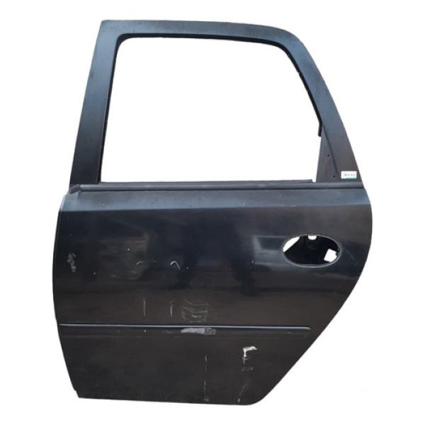 Porta Traseira Esquerda Gm Meriva 2002/2011 Traseira Esquerdo Preto