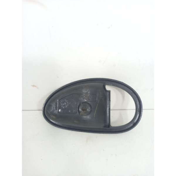 Acabamento Moldura Maçaneta Interna Palio Siena - Esquerda  Preta