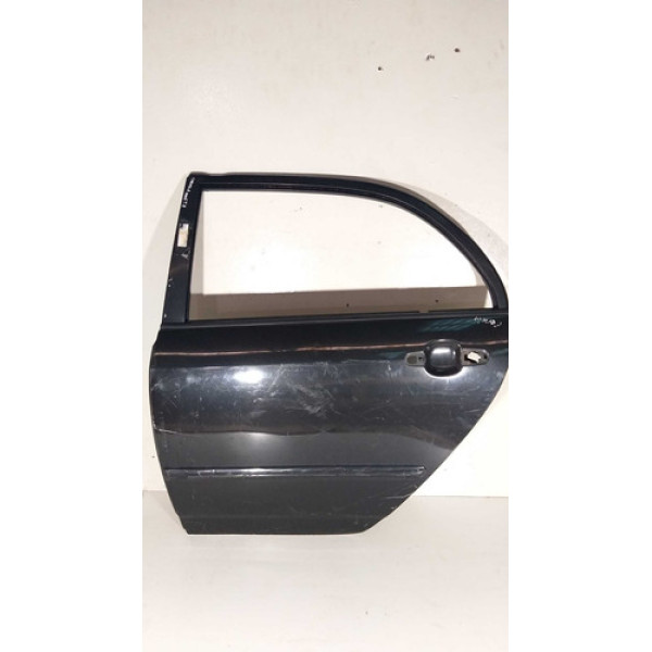 Porta Traseira Esquerda Toyota Corolla 2006 Detalhe  Traseira Esquerdo Cinza-escuro