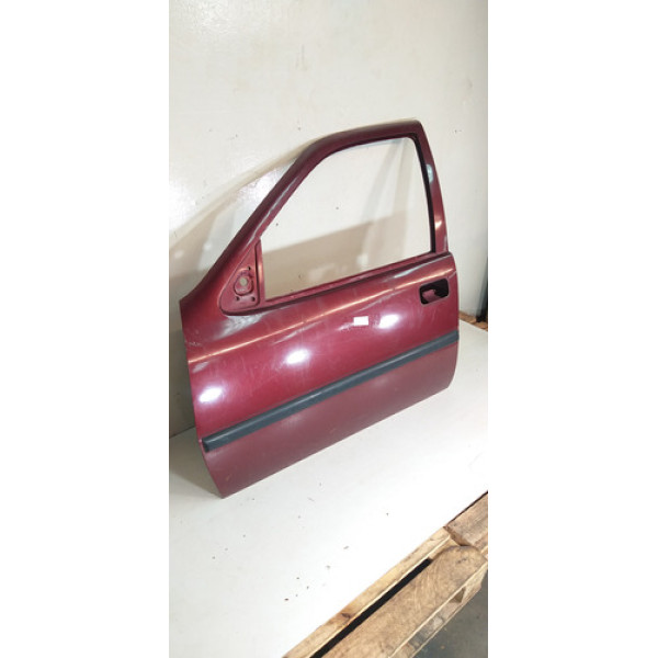 Porta Dianteira Esquerda Vectra 1996 A 2005 Dianteira Esquerdo Vermelha