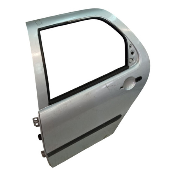 Porta Traseira Esquerda Palio Siena 2004/2016 C/detalhe Traseira Esquetda Cinza