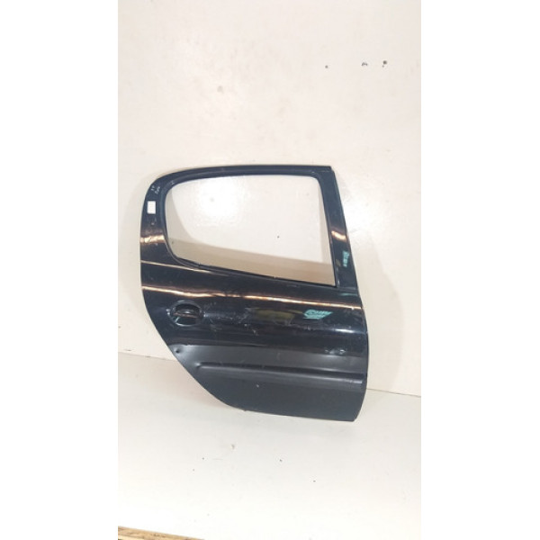 Porta Traseira Direita Peugeot 206 207 Traseira Direito Preto