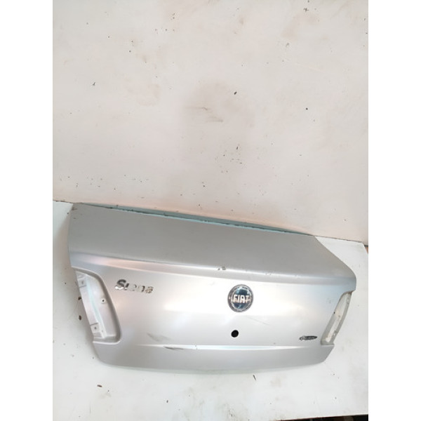 Tampa Traseira Fiat Siena 2008  Prateado