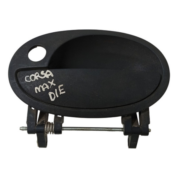 Maçaneta Externa Porta Diant Le Chevrolet Corsa 2002 A 2012 Preto Dianteira