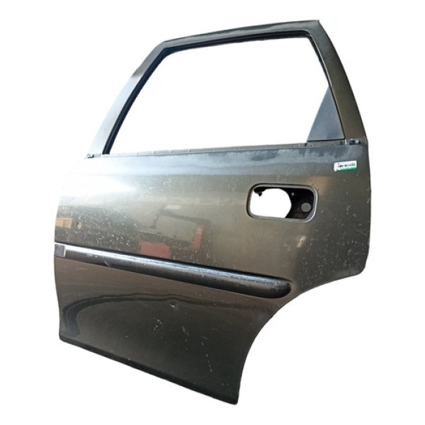 Porta Traseira Esquerda Gm Vectra 1997/2005 4pts Traseira Esquerda Prata