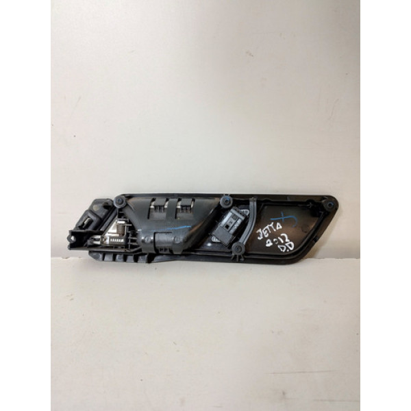 Maçaneta Interna Diant Direita Volkswagen Jetta 2012 Orig - Preto - Dianteira