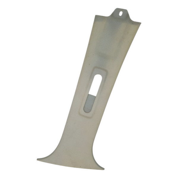 Moldura Coluna Cinto Direito Fiat Idea 2004 Á 2016 Cinza Claro