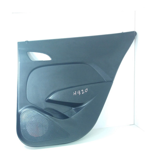 Forro De Porta Traseiro Lado Direito Hb20s 2013 Até 2015 Preto