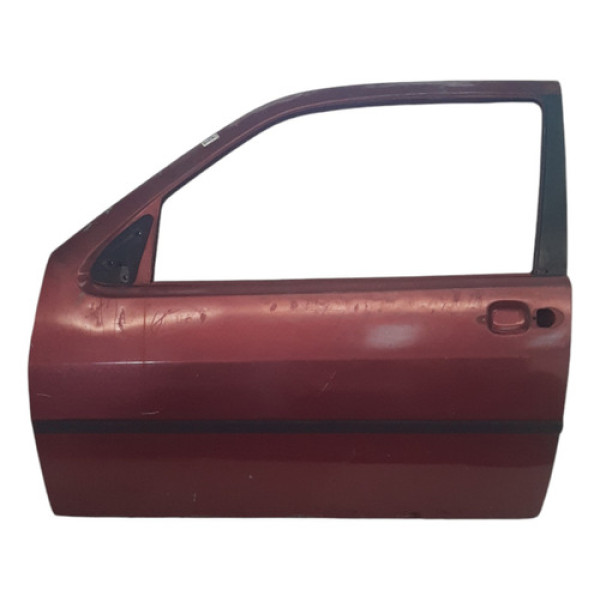 Porta Dianteira Esquerda Vw Golf 1995 Original  Dianteira Esquerda Vermelho