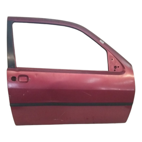 Porta Dianteira Direita Vw Gol Bola 1999/2006 Original  Dianteira Direita Vermelha