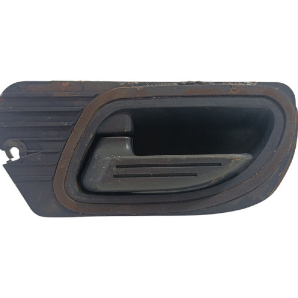 Maçaneta Interna Esquerdo Ford Ranger 2005/2012 C/ Detalhes  Preto Dianteira/traseira