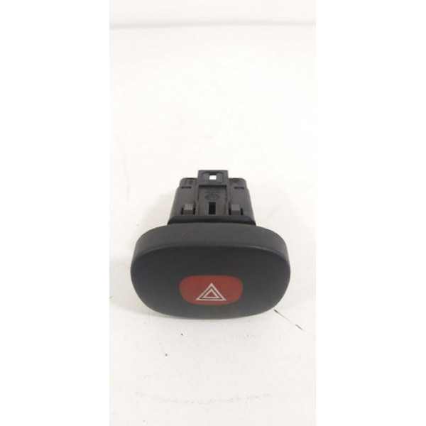 Botão Interruptor Pisca Alerta Renault Clio 2000  Preto/vermelho