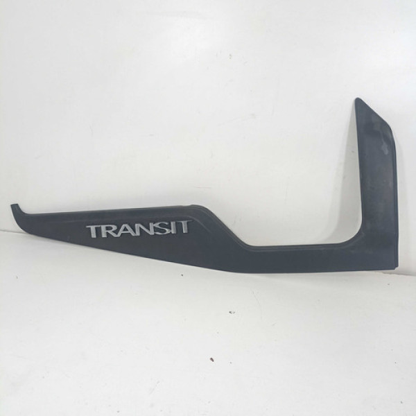 Acabamento Externo Porta Diant-direita Ford Transit Original Preto Dianteiro Logo