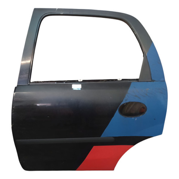 Porta Traseira Esquerda Chevrolet Corsa Sedan Maxx 2007 Traseira Esquerdo Preta