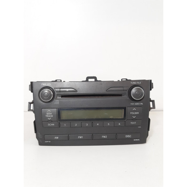 Aparelho De Som  Mp3 Toyota Corolla Modelo: 86120-02850 A