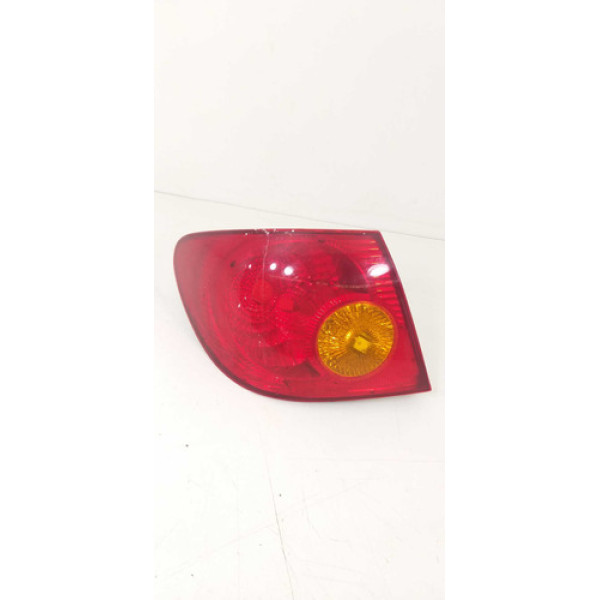 Lanterna Traseira Esquerdo Corolla 2002/2007 Detalhe  Esquerdo Vermelho