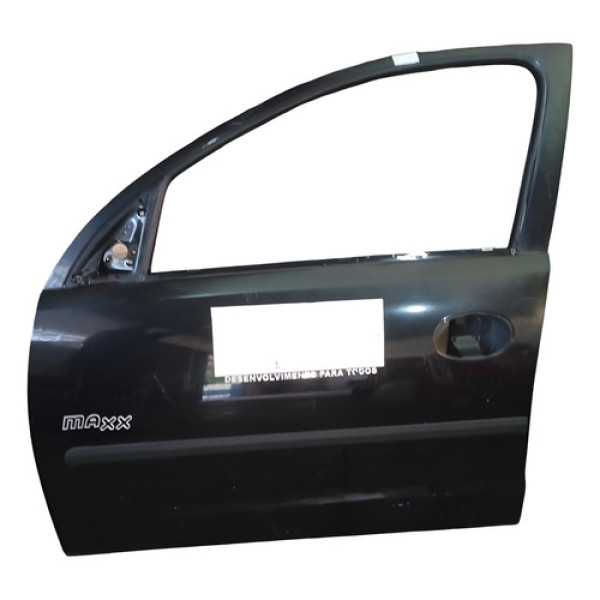 Porta Dianteira Esquerda Chevrolet Corsa Sedan Maxx 2007 Dianteira Esquerdo Preta